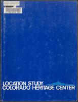Location study, Colorado Heritage Center