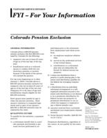 Colorado pension exclusion