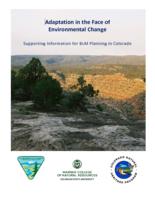 Adaptation in the face of environmental change : supporting information for BLM planning in Colorado