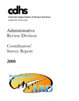 Coordinators survey report.2008