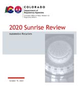 2020 sunrise review, automotive recyclers