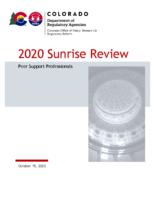 2020 sunrise review, peer support professionals