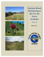 Noxious weed monitoring at the U.S. Air Force Academy, year 10