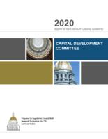 2020 Capital Development Committee report to the Colorado General Assembly