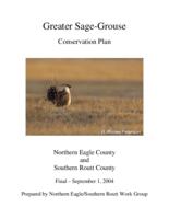 Northern Eagle/Southern Routt greater sage-grouse conservation plan