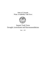 Impact Task Force drought assessment and recommendations