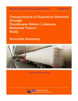Transportation of hazardous materials through Eisenhower-Edwin C Johnson Memorial Tunnel study, executive summary