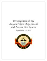 Investigation of the Aurora Police Department and Aurora Fire Rescue