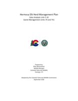 Hermosa elk herd management plan data analysis unit E-30 game management units 74 and 741