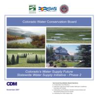 Colorado's water supply future statewide water supply initiative, phase 2