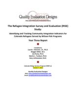 The Refugee Integration Survey and Evaluation (RISE) Study. Year 3 Report (2013)