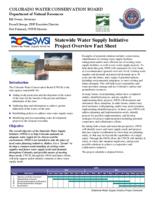 Statewide water supply initiative project overview fact sheet