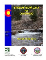 Stream flow data for Colorado. 2011