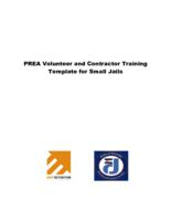 PREA volunteer and contractor training template for small jails