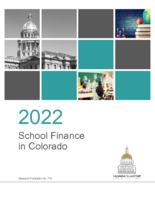 2022 school finance in Colorado