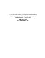 Colorado State University-Global Campus, a university within the Colorado State University System : financial statements and independent auditors' report years ended June 30, 2020 and 2019 : compliance audit year ended June 30, 2020