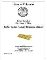 Raffles games manager reference manual