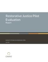 Restorative justice pilot evaluation report