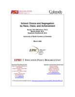 School choice and segregation by race, class, and achievement