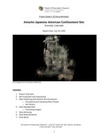 Amache Japanese American confinement site, Granada, Colorado : project report 3D documentation