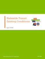 Statewide transit plan. Existing conditions