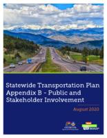 Statewide transportation plan. Appendix B: Public and stakeholder involvement