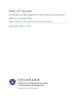 State of Colorado Emergency Management Assistance Compact administrative plan : deployment considerations and requirements