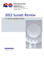 2022 sunset review, Sex Offender Management Board