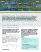 Pathways to energy affordability in Colorado, executive summary