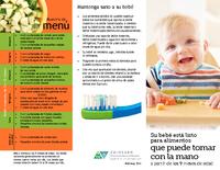 Su bebé está listo para alimentos que puede tomar con la mano a partir de lost 9 meses de edad