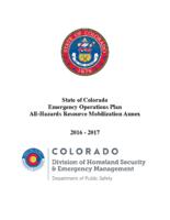 State of Colorado emergency operations plan all-hazards resource mobilization annex 2016-2017