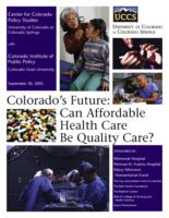 Colorado's future : Can affordable health care be quality care?