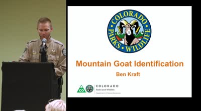 2018 sheep and goat hunter symposium. Mountain goat identification