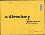 A directory of Colorado state government. 1986