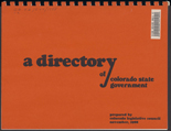 A directory of Colorado state government. 1988