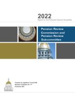 Pension Review Commission and Pension Review Subcommittee : 2022 report to the Colorado General Assembly