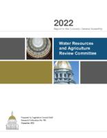 Water Resources and Agriculture Review Committee : 2022 report to the Colorado General Assembly