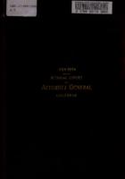 Biennial report of the Attorney General of the State of Colorado for the years 1899/1900