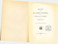 Biennial report of the Attorney General of the State of Colorado for the years 1901/02
