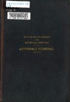 Biennial report of the Attorney General of the State of Colorado for the years 1913/14