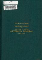 Biennial report of the Attorney General of the State of Colorado for the years 1919/20