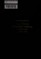 Biennial report of the Attorney General of the State of Colorado for the years 1933/34