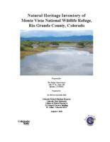 Natural heritage inventory of Monte Vista National Wildlife Refuge, Rio Grande County, Colorado