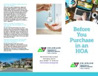 Before you purchase in an HOA