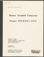 Dense graded concrete