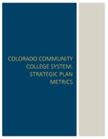 Colorado Community College System strategic plan metrics