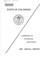 Annual report. Commission on Information Management. 1990/91