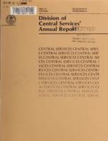 Division of Central Services' annual report. 1979/80