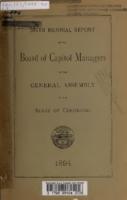 Biennial report of the Board of Capitol Managers to the General Assembly of the State of Colorado. 1893/94