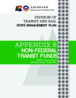 State management plan. Appendix B: Non-federal transit funds